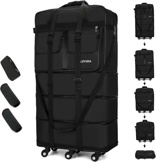 130L Expandable Luggage, 40 In