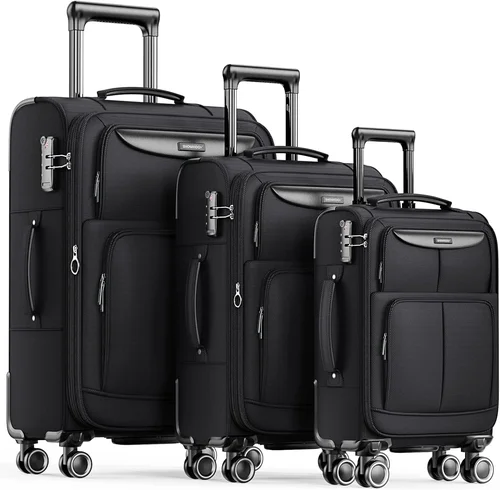 SHOWKOO Luggage Sets 3 Piece S