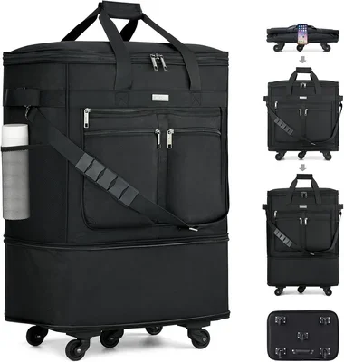 MILADA Expandable Checked Lugg